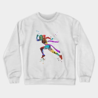 Running woman Crewneck Sweatshirt